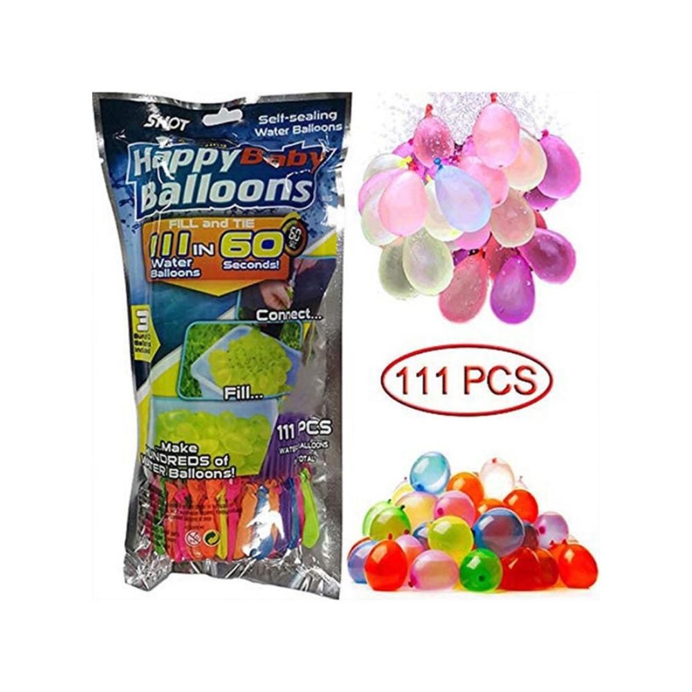 مجموعة بالونات مائية عالية الجودة - 111 قطعة