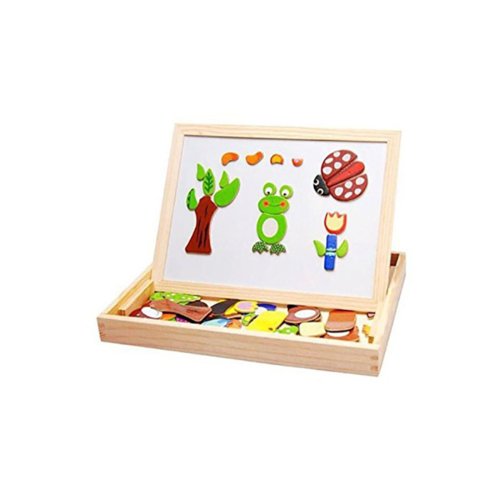 بيوينتي لوحة ممغنطة لأنشطة الأطفال بأشكال حيوانات