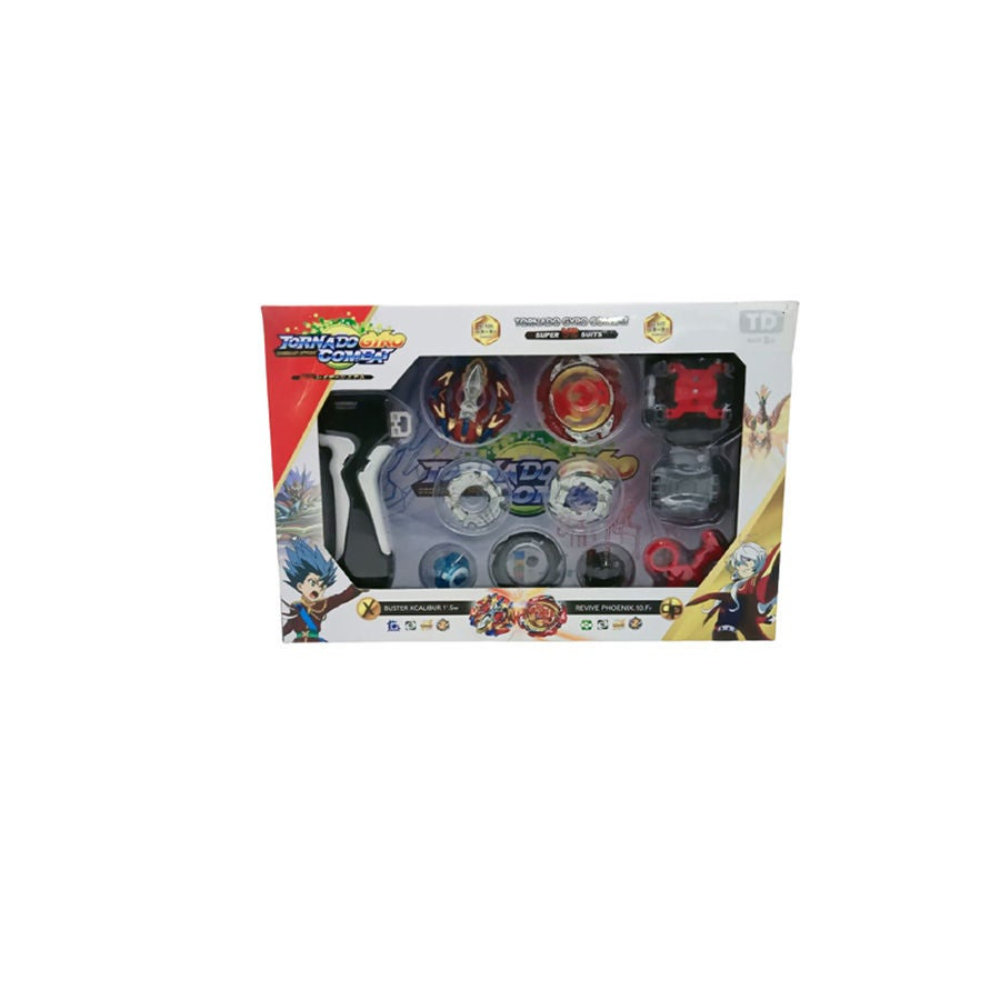  لعبة البلبل الدوارة بي بليد تيربو مع مسدس وصندوق - 2 قطع