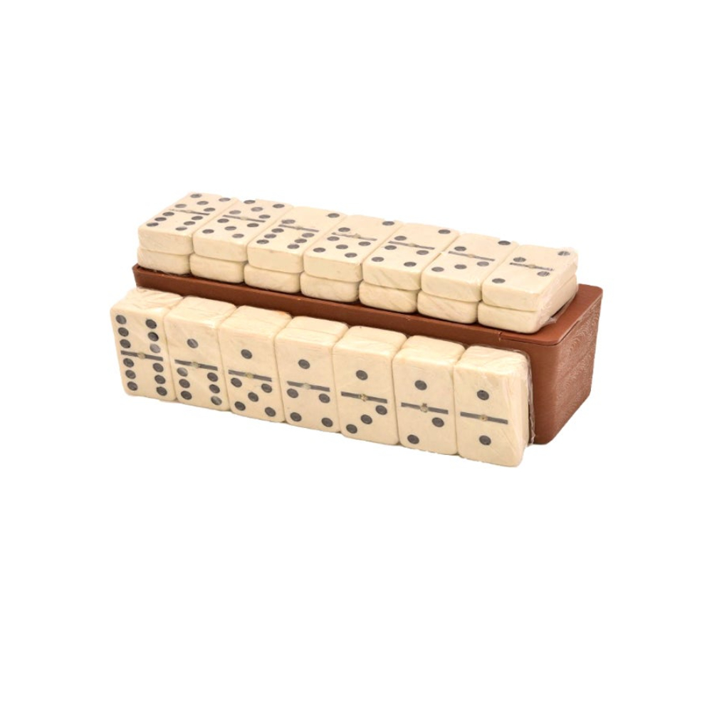 لعبة دومينو تايل مع صندوق - 28 قطعة