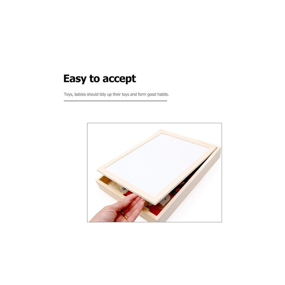  لعبة ألغاز خشبية مغناطيسية