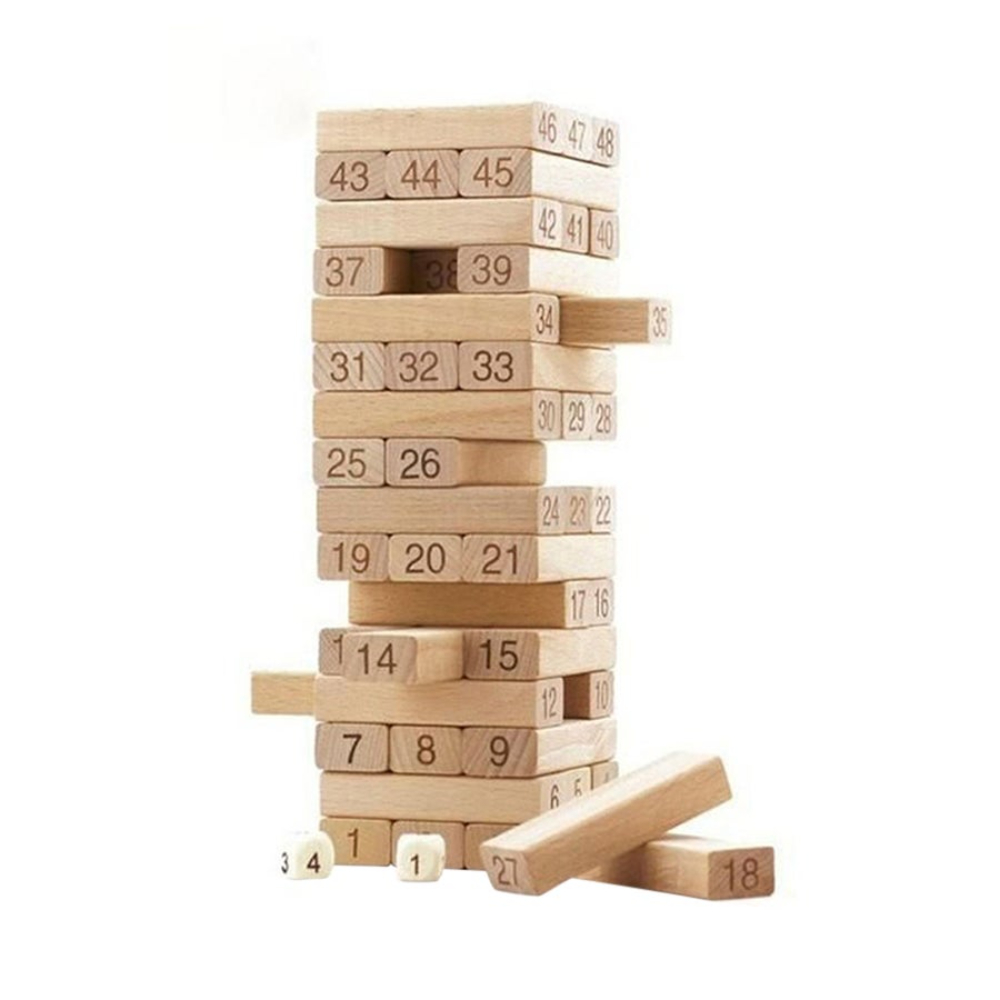  مكعبات خشبية كلاسيكية 