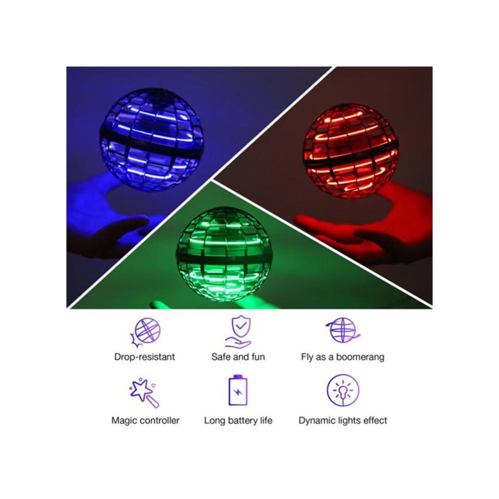 كرة فلاينوفا برو كوولست للأطفال خفيفة الوزن قابلة لإعادة الشحن - 10.4x10.2x10.2 سم