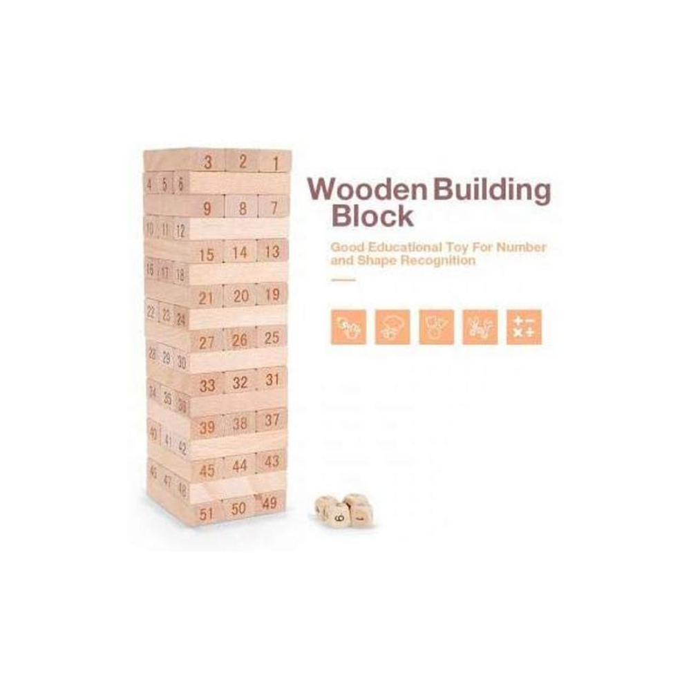 إربان إنفوتيك مكعبات خشبية رصاصية 48 قطعة - طراز WD-09567