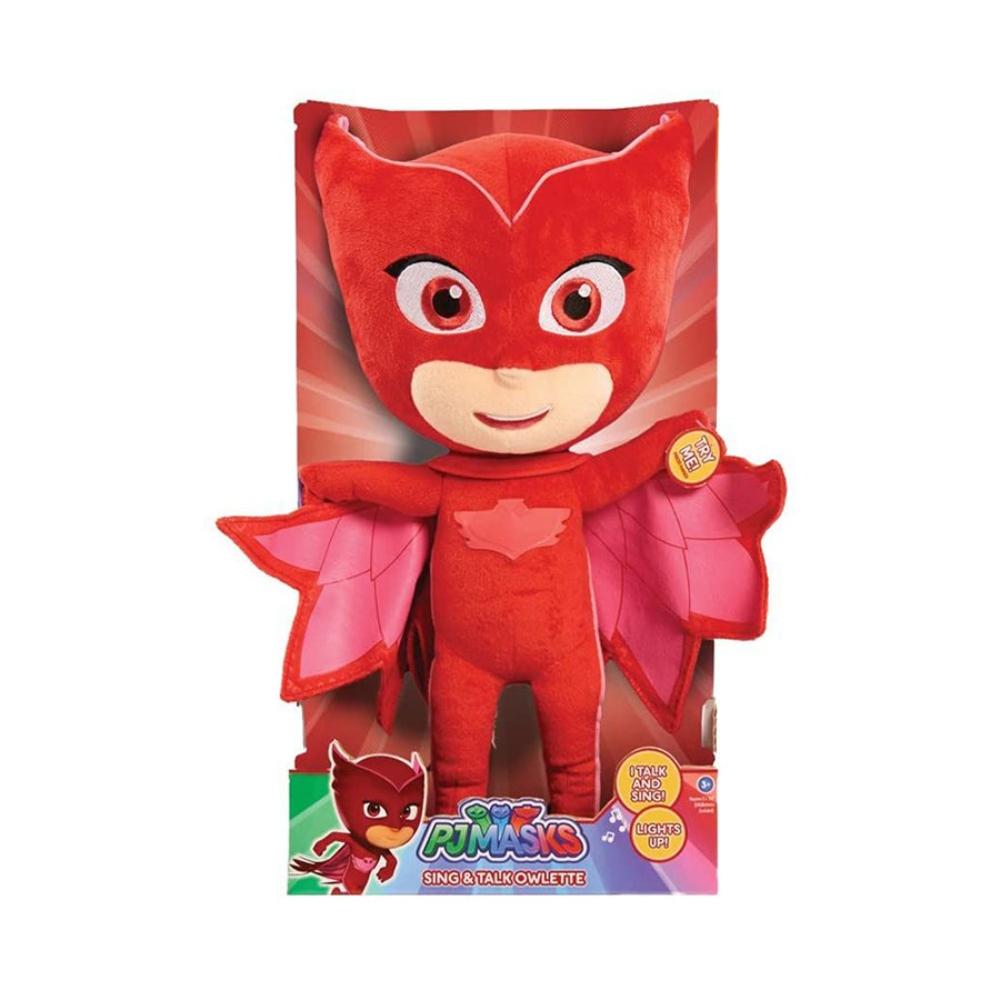 بي جيه ماسكس دمية محشوة تتكلم شخصية أوليت - 14 بوصة