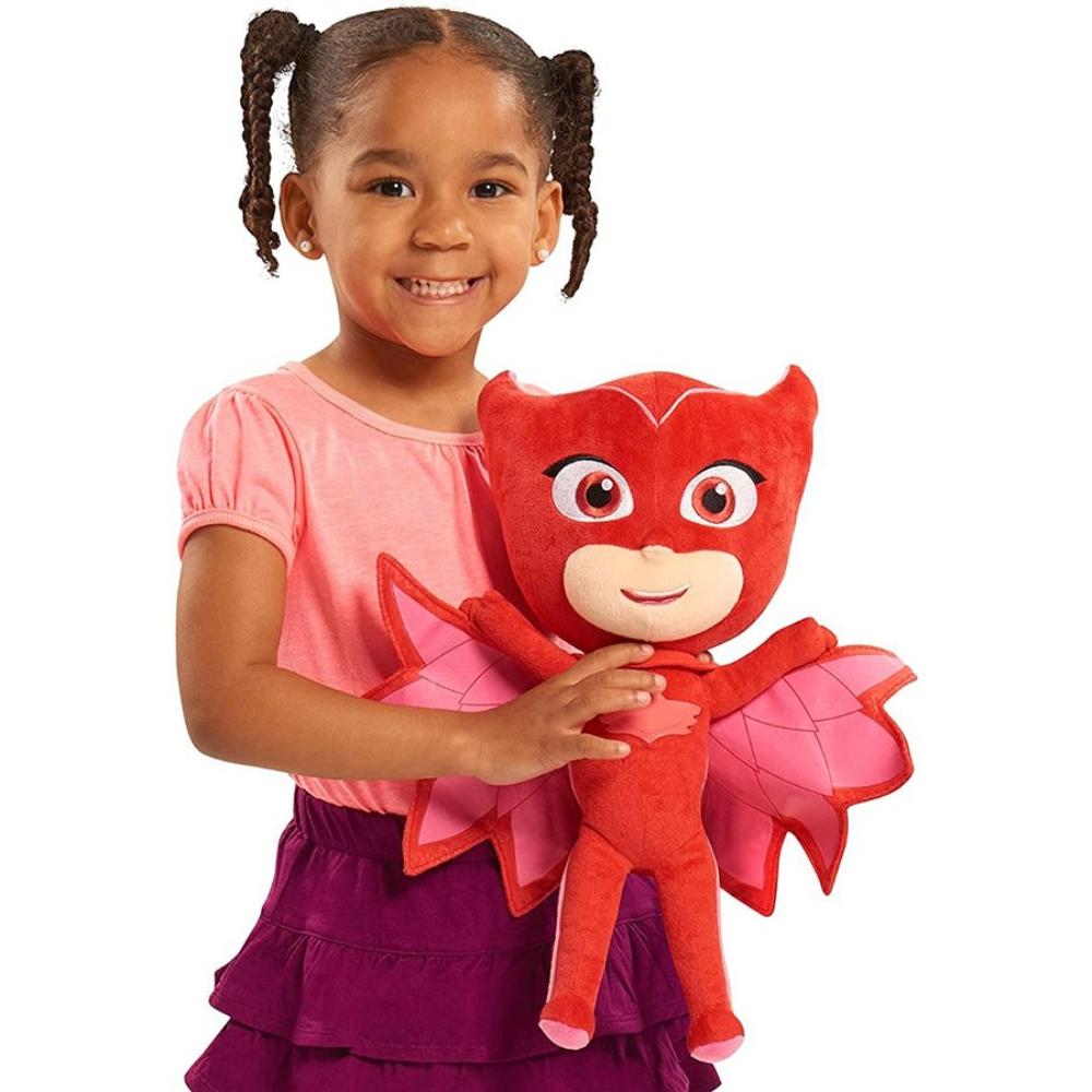 بي جيه ماسكس دمية محشوة تتكلم شخصية أوليت - 14 بوصة