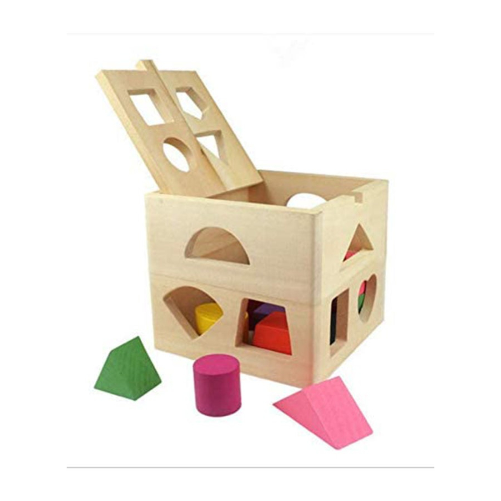 بيوينتي مكعبات خشبية ملونة متينة متنوعة