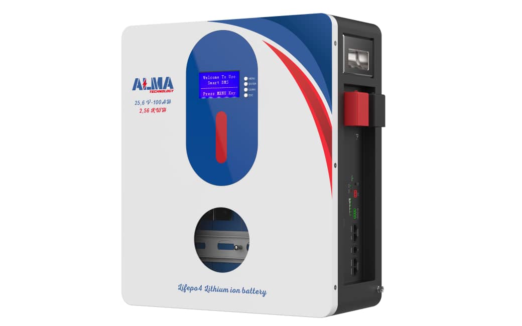 بطاريات ليثيوم الما بقدرة 2.5 كيلو 100 امبير نظام 24 فولت