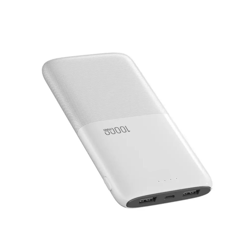هوبو باور بانك مزدوج بقوة 10000 مللي أمبير PC160-white