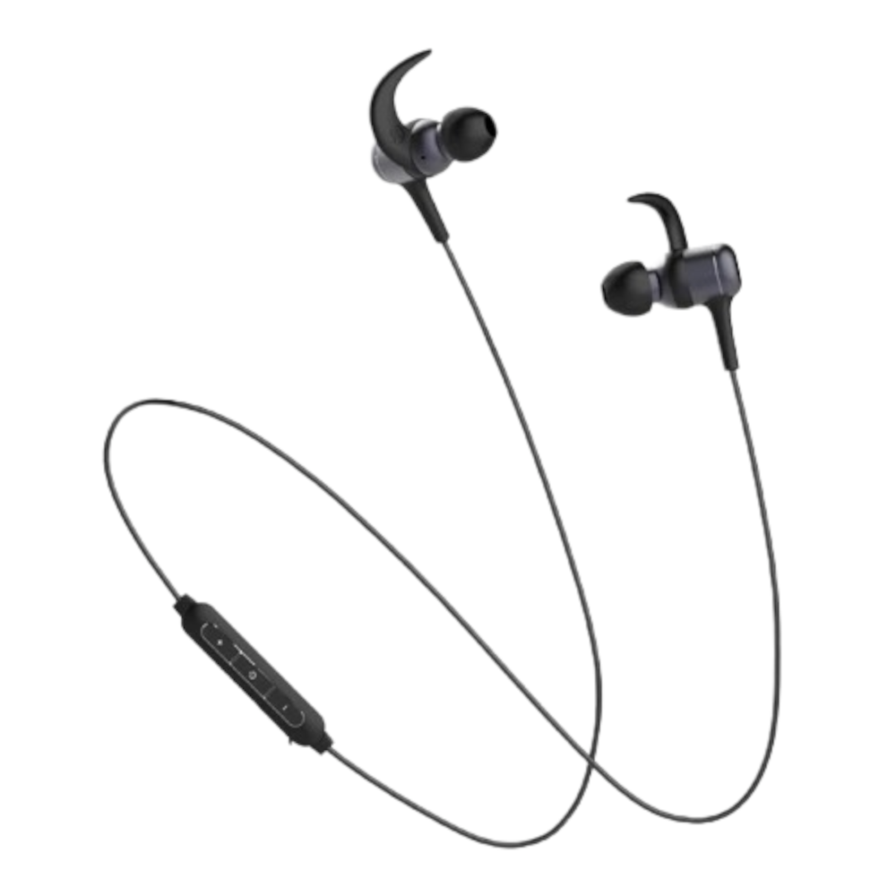 موكسوم سماعاتلاسلكية رياضية بسلك للرقبة تدعم الجيل الرابع موديل MOX-36 - أسود