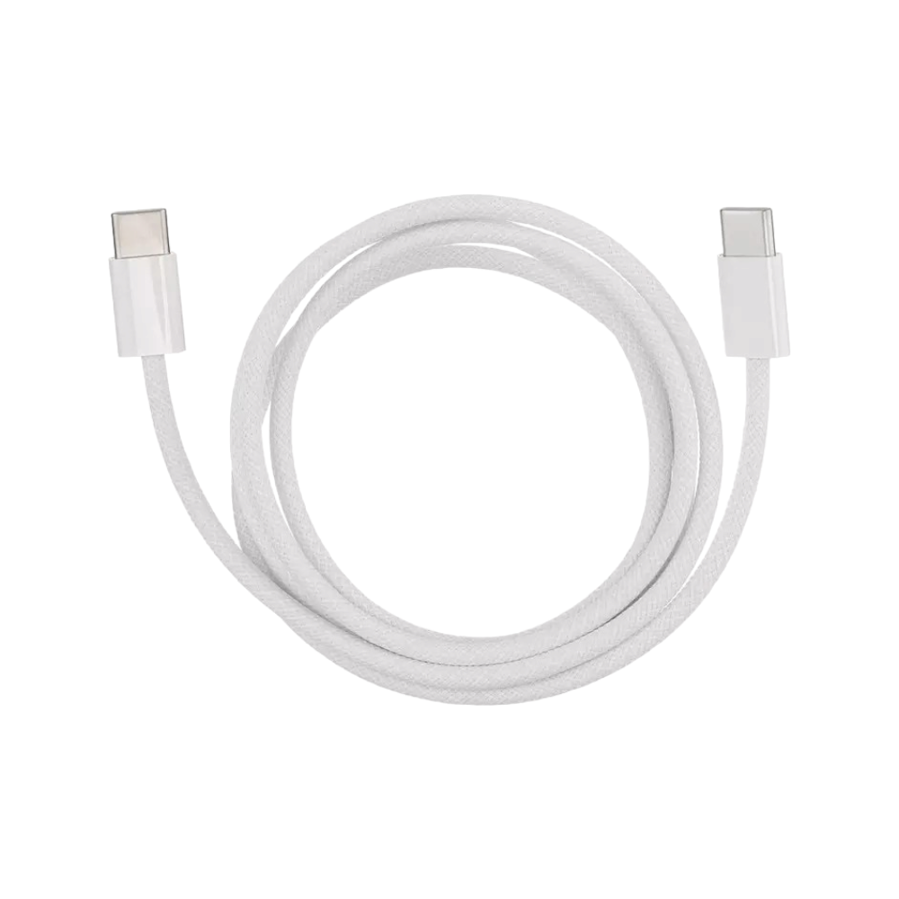 آبل وصلة شحن تايب سي إلى تايب سي بطول 1 متر - أبيض
