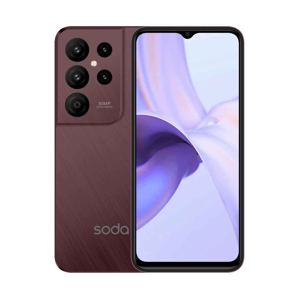 سودا نوت 12 جوال محمول بشريحتين GSM و CDMA ذاكرة 128 جيجا ورام 4+4 جيجابايت-Dark brown