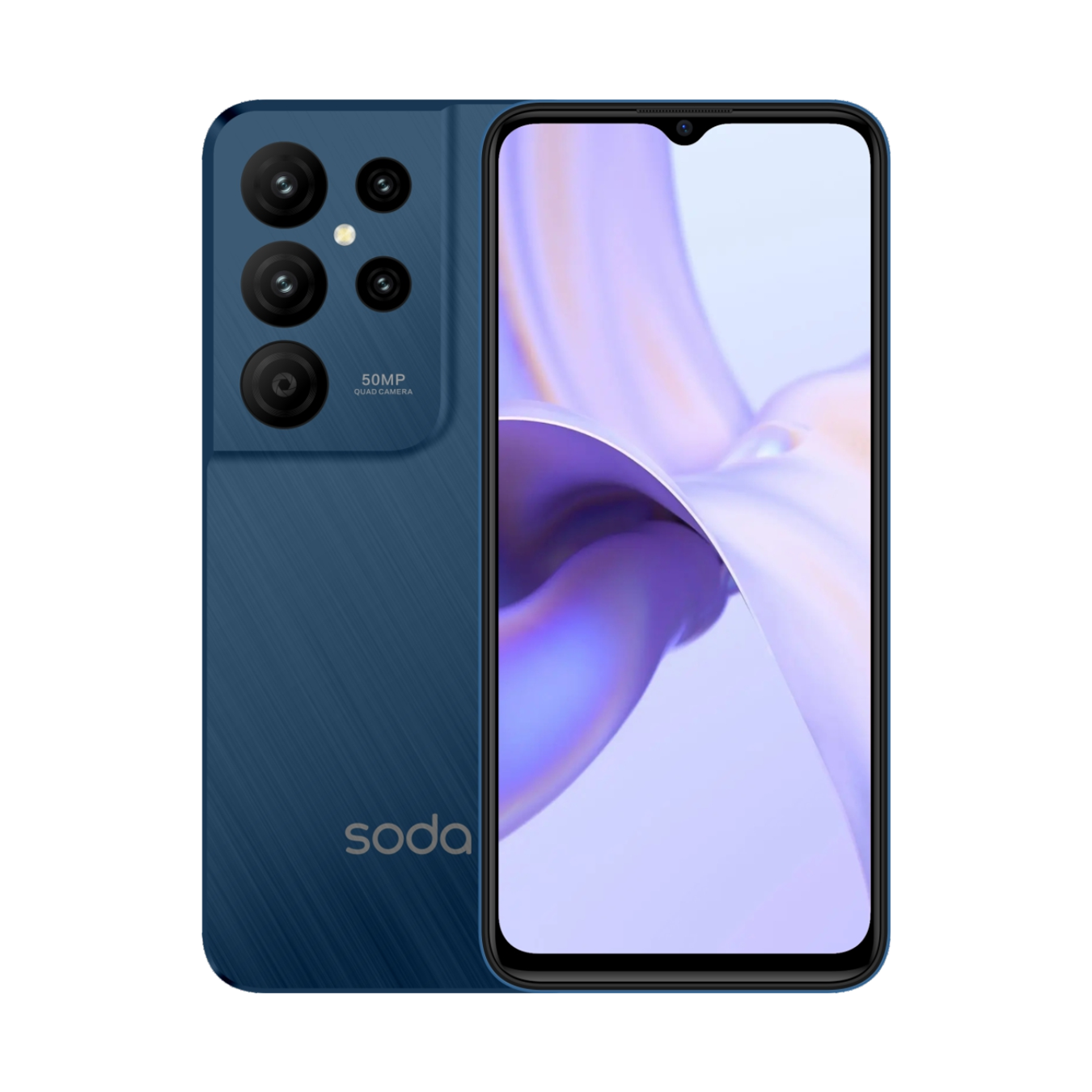 سودا نوت 12 جوال محمول بشريحتين GSM و CDMA ذاكرة 128 جيجا ورام 4+4 جيجابايت-Darken blue
