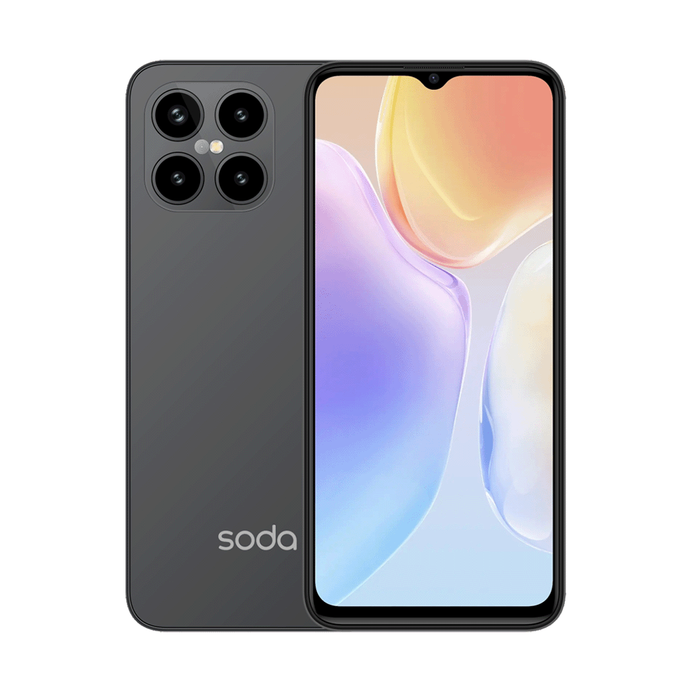 سودا نوت 12برو جوال محمول بشريحتين GSM و CDMA و ذاكرة 128 جيجا ورام 6+6 جيجابايت-black
