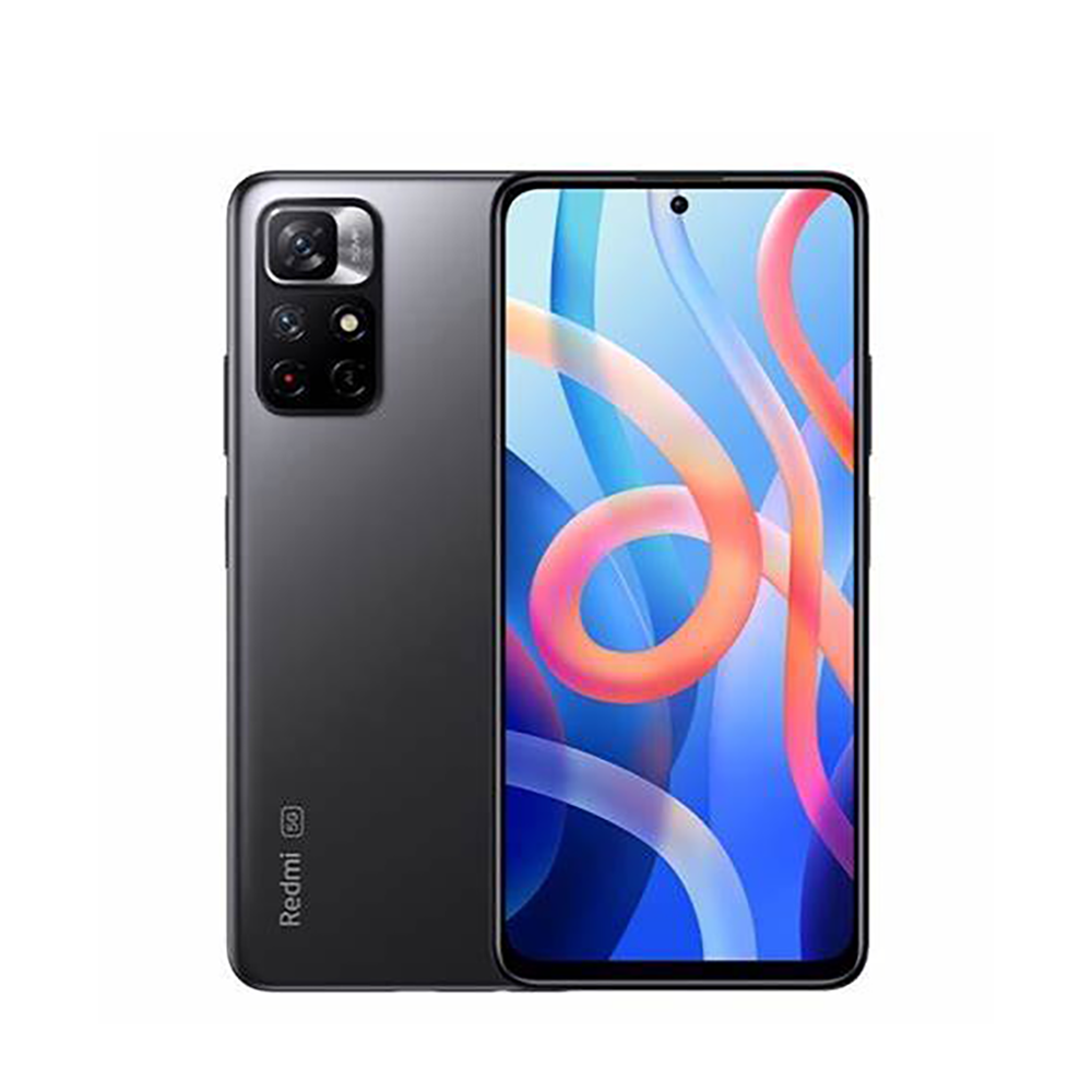 ريدمي نوت 11 فور جي جوال محمول بشريحتين GSM و CDMA و ذاكرة 128 جيجا و رام 3+4 جيجا -black