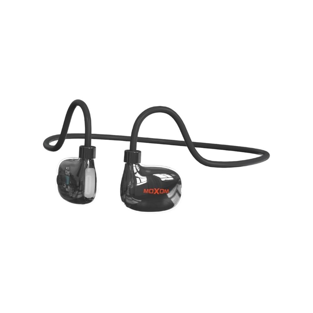موكسوم سماعات بلوتوث رياضية صغيرة حول الرقبة توصيل هوائي موديل MX-WL78 - أسود