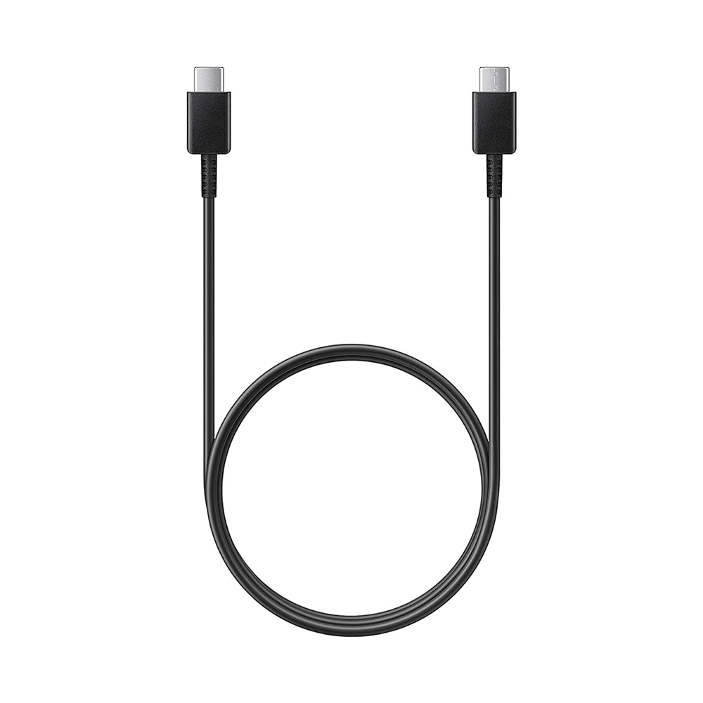 سامسونج وصلة شحن تايب سي لتايب سي - أسود