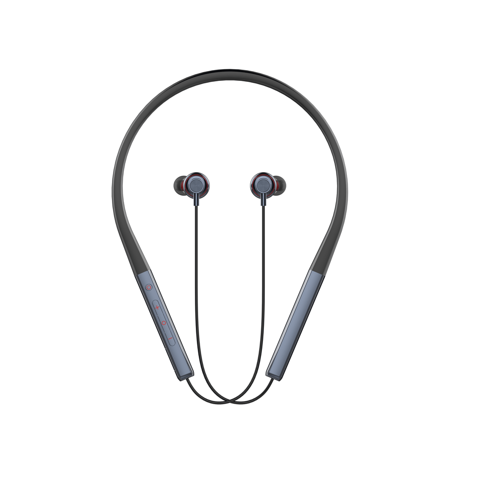 بيماس سماعة أذن بلوتوث لاسلكية موديل R-009 - رمادي