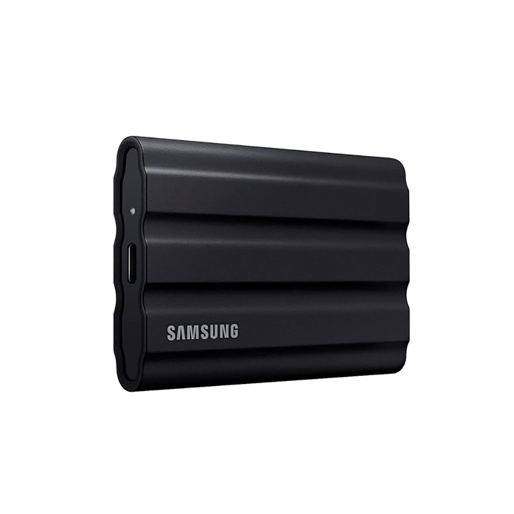 سامسونج قرص تخزين خارجي SSD سعة 2 تيرا بايت موديل T7 - أسود