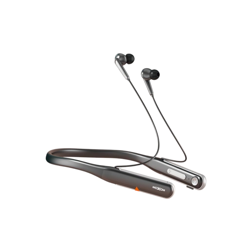 موكسوم سماعات بلوتوث طوق رقبة موديل WL44 - رمادي