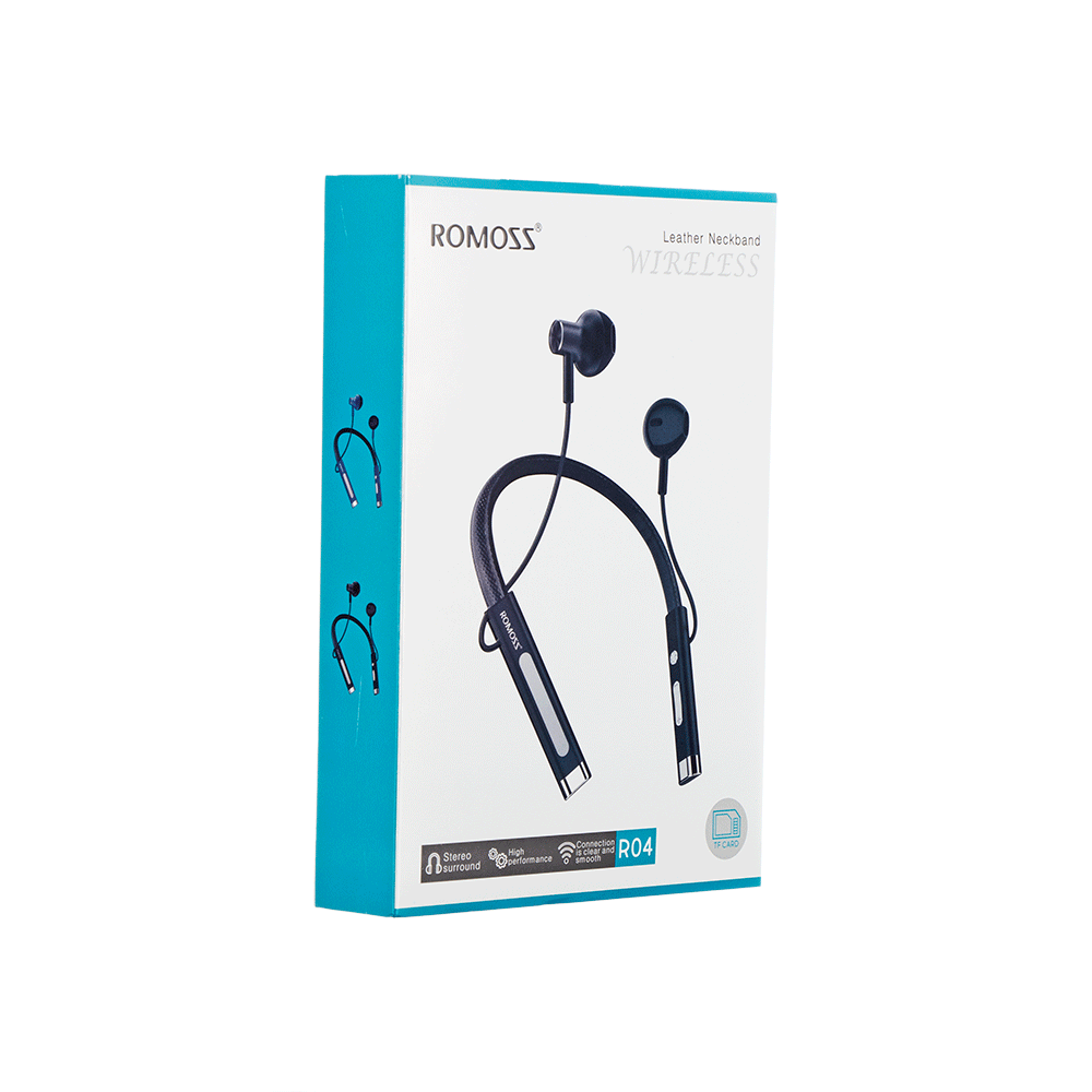 راموس سماعة رأس لاسلكية موديل R04 - أسود