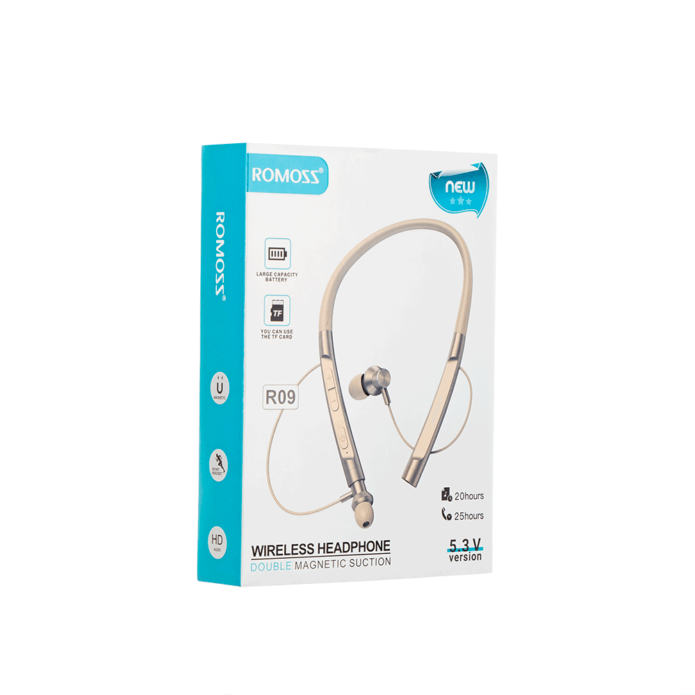 راموس سماعة رأس لاسلكية موديل R09 - ذهبي