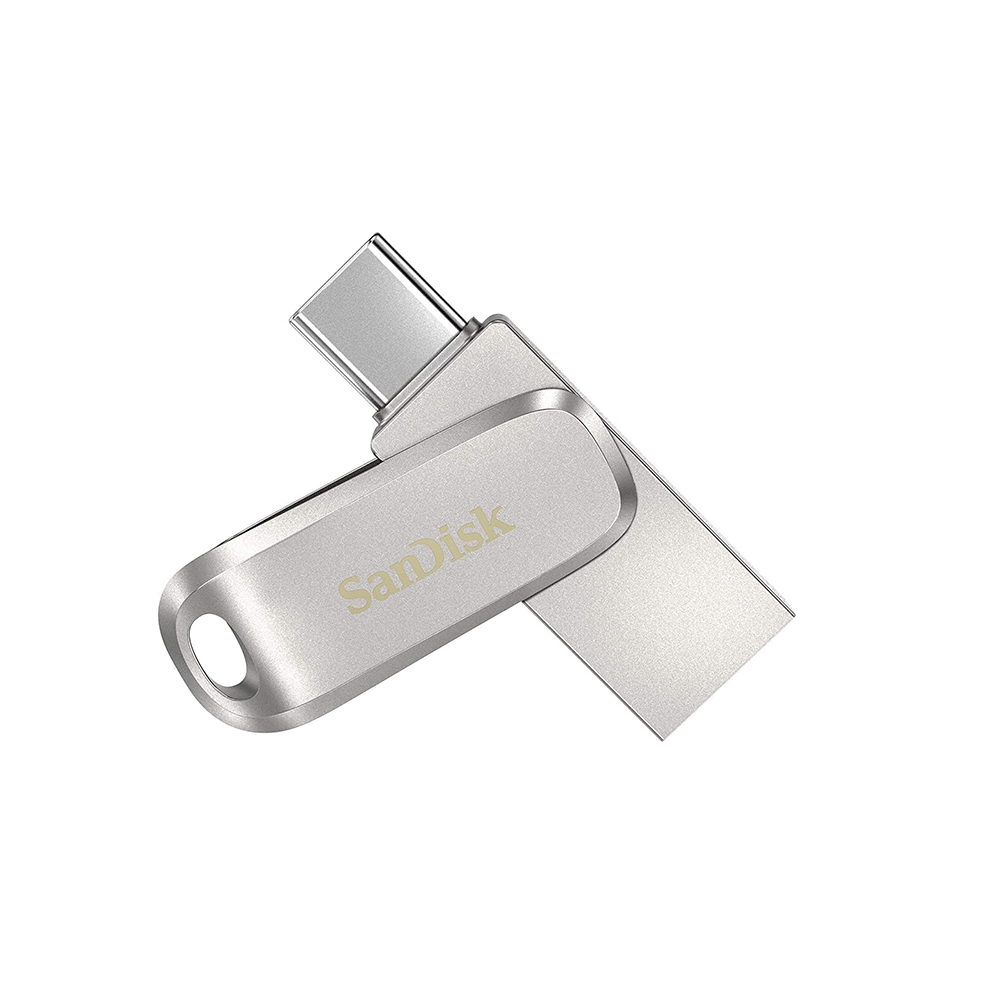 سانديسك فلاش الترا مدخلين لوكس بمنفذ USB نوع سي بسعة 512 جيجابايت - SDDDC4-512G-G46