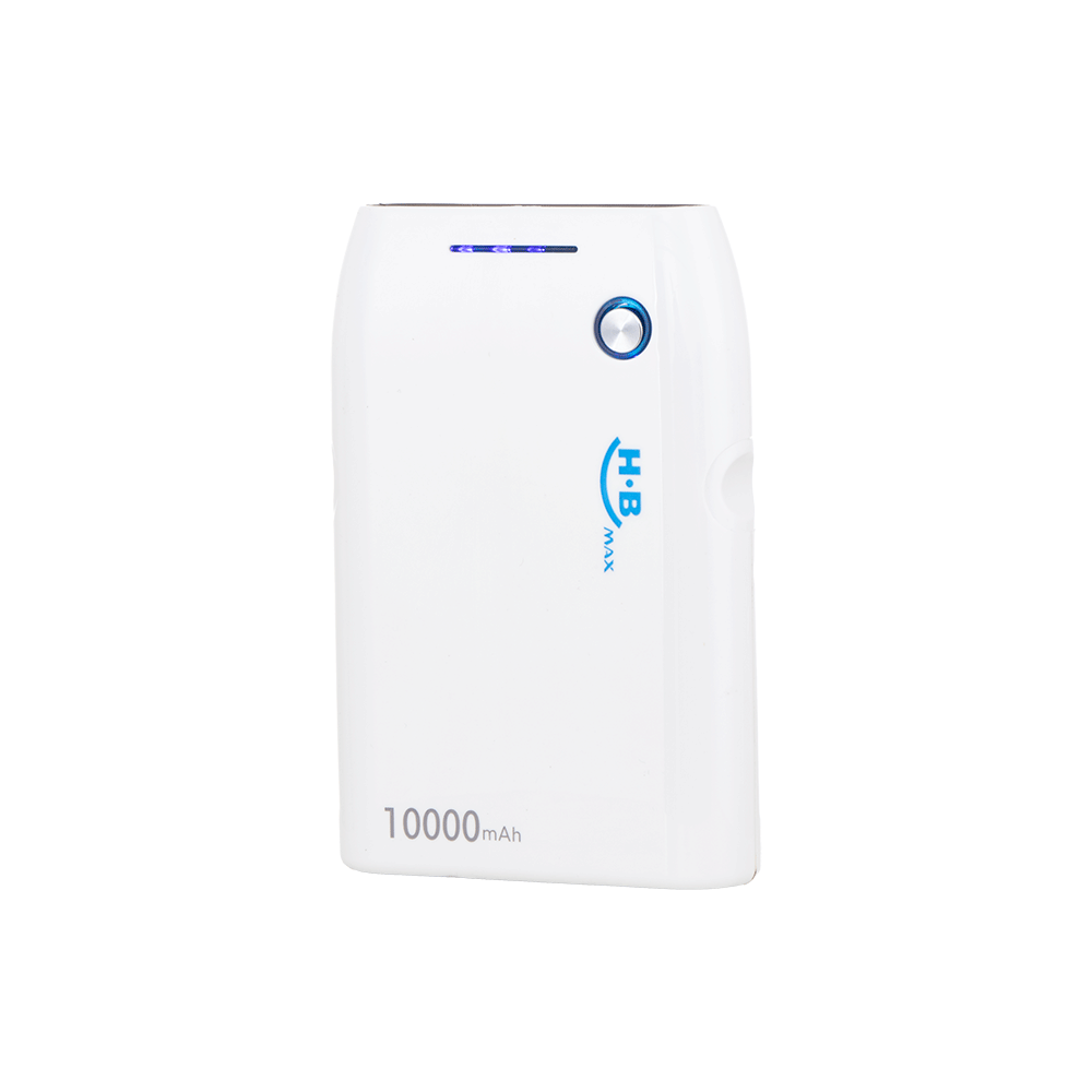 إتش بي ماكس باور بنك لاسلكي سعة 10000 مللي أمبير متعدد المنافذ و يدعم تقنية الشحن السريع - موديل HB257B