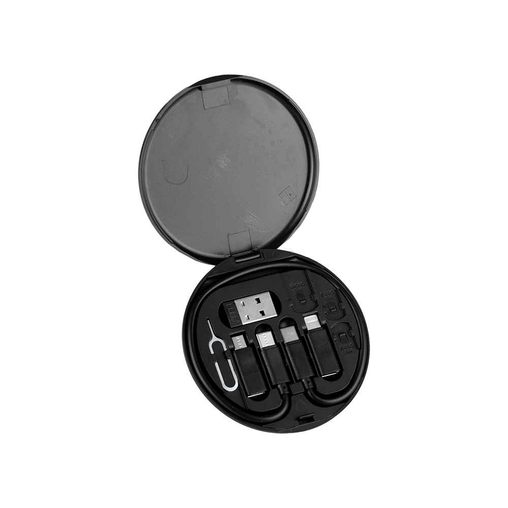 وصلة شحن و نقل بيانات سوبر فاست 4 في 1 قوة 60 وات موديل H-FE75 - أسود