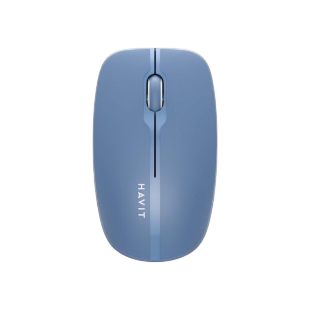 هافيت ماوس لاسلكي بوضعية مزدوجة موديل MS53WB - أزرق