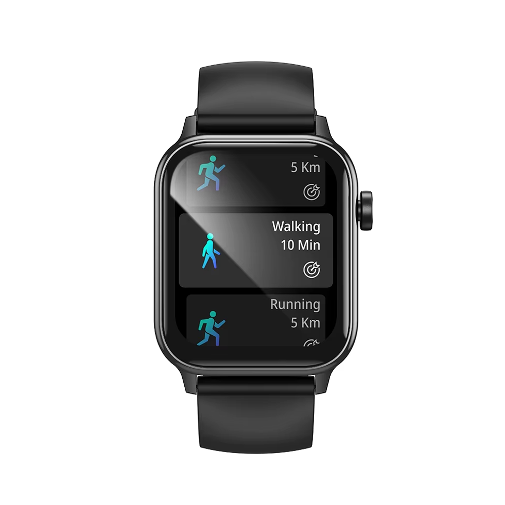 هوكو ساعة Y26 ذكية رياضية بشاشة لمس 1.81 بوصة - تدعم اإصدار الاتصال - رمادي