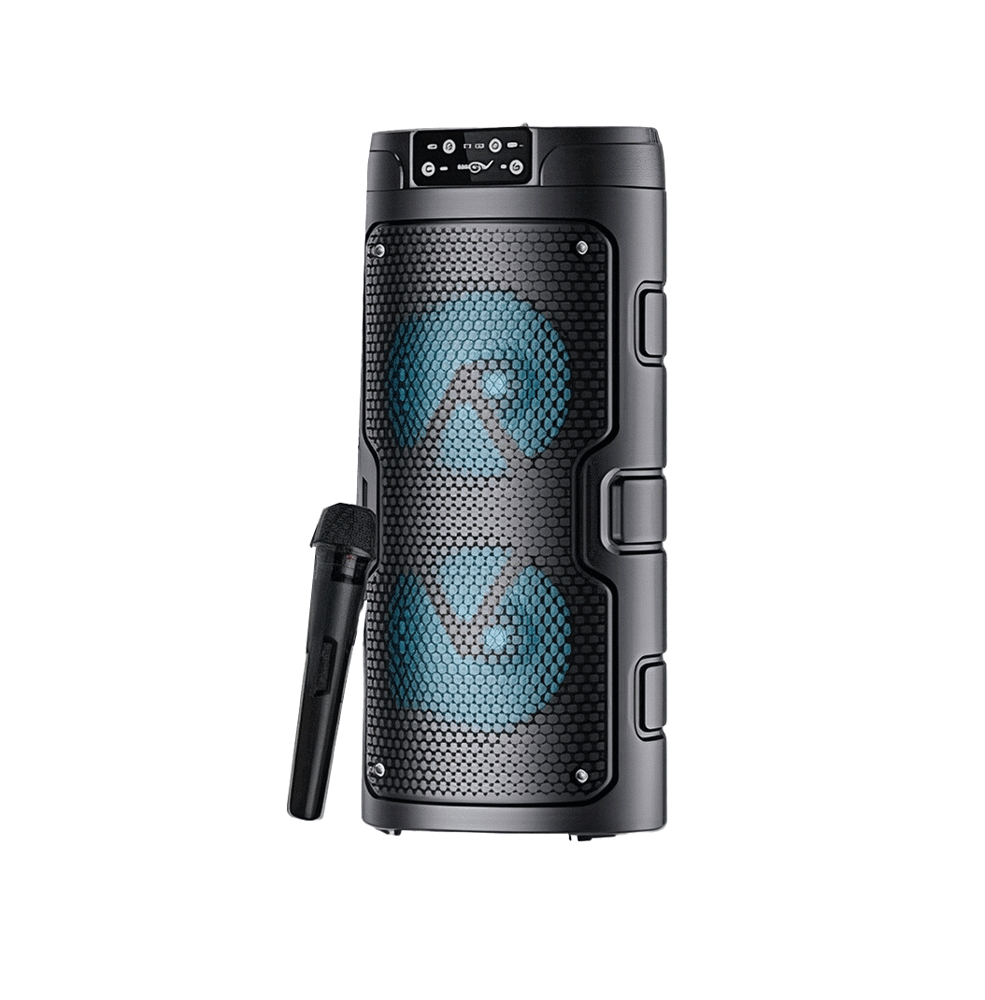 مكبر صوت مع ميكروفون لاسلكي متعدد الاستخدامات بجهد 3.7 فولت - GTS-1926