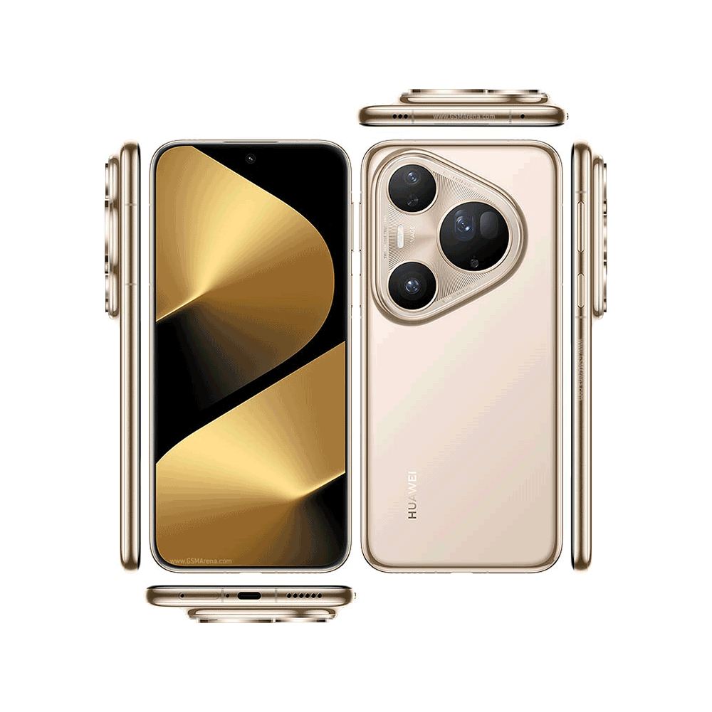 هواوي بيورا 80 ألترا جوال محمول بشريحتين وذاكرة 512 جيجا ورام 16 جيجا - ذهبي