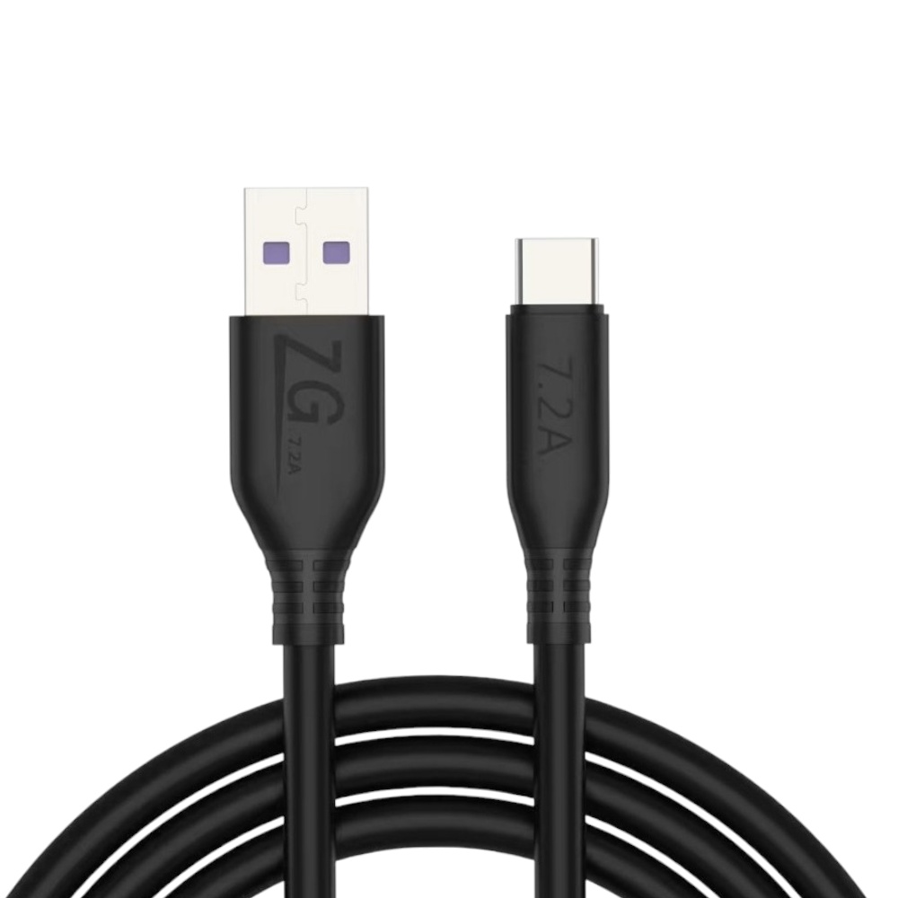 كابل شحن زد جي لوكس يو اس بي الى ميكرو 1 متر 7.2 واط - موديل ZG-92