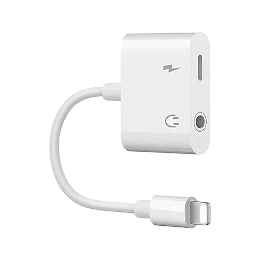 تحويلة سماعة من لايتنينج الى لايتنينج و3.5 - ابيض