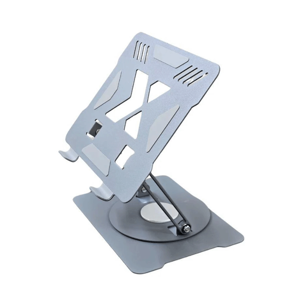 باستيك حامل أجهزة لوحية ولابتوب قابل للتعديل BC-1253 - فضي