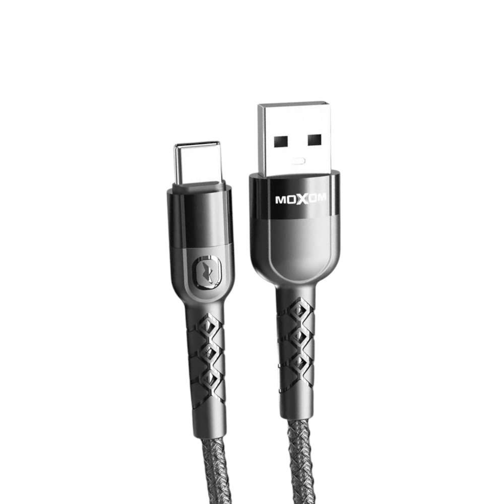 موكسوم وصلة شحن ونقل بيانات ميت تايب سي 3 أمبير طول 1 متر موديل CB126 - أسود