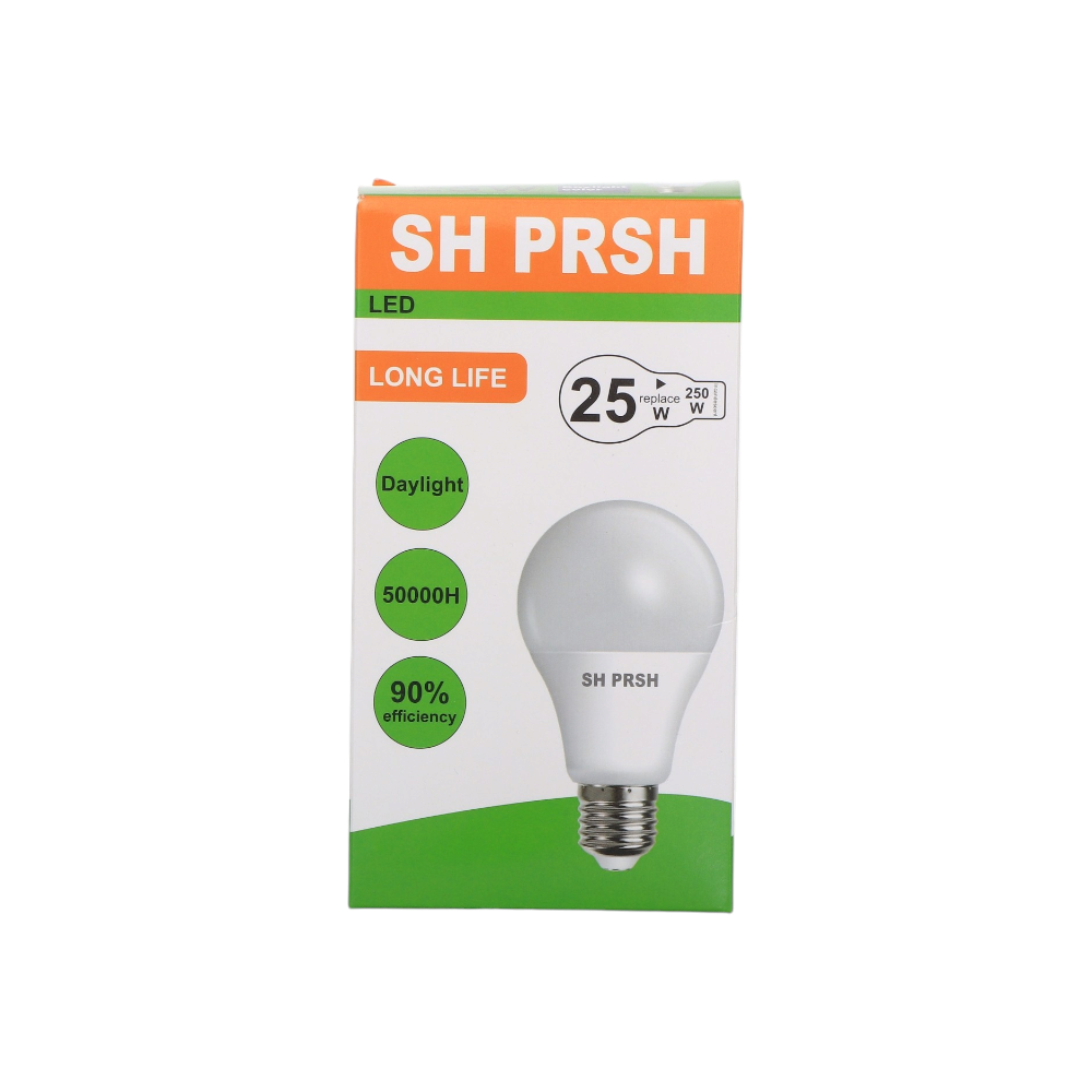 لمبة ضوء 25 وات  50000 ساعة اضاءة كعمر افتراضي  غير ضارة بالعينين  غير مضاده للماء -ابيض 