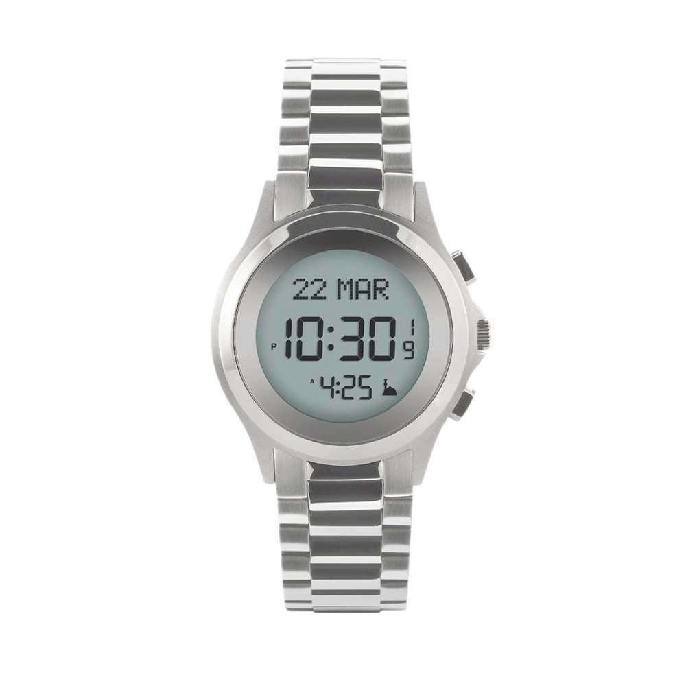 ساعة يد الفجر كلاسيكية بهيكل وسوار من الاستانلس أستيل - موديل WR-02