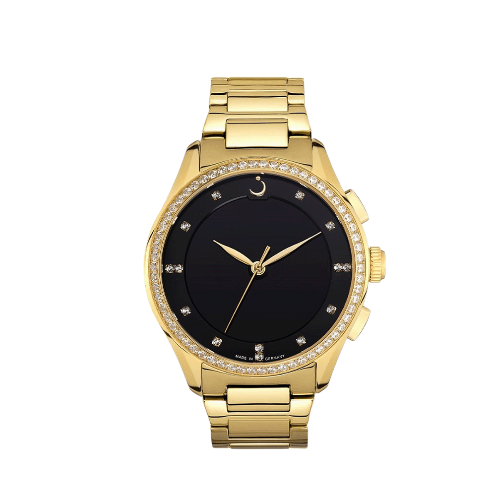  ساعة يد الفجر بهيكل وسوار من الاستانلس ستيل موديل WG-28-ذهبي