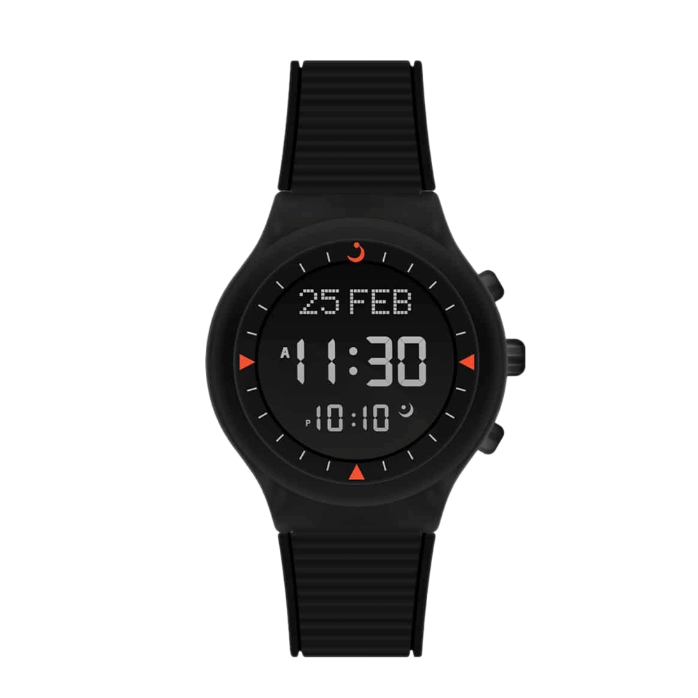 ساعة يد الفجر بهيكل فولاذ وسوار  ستيل موديل WA30S -  فضي