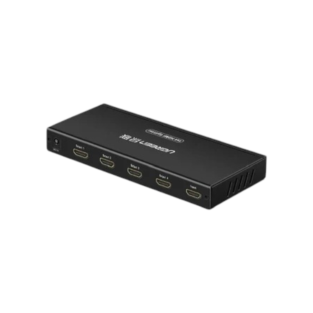 موزع يوجرين HDMI مدخل واحد و4 مخرجات بدقة 4K موديل 40202UK - أسود