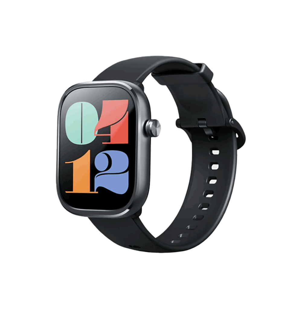 ساعة يد مي برو C4 ذكية رياضية بإطار معدني وسوار من السليكون موديل C4