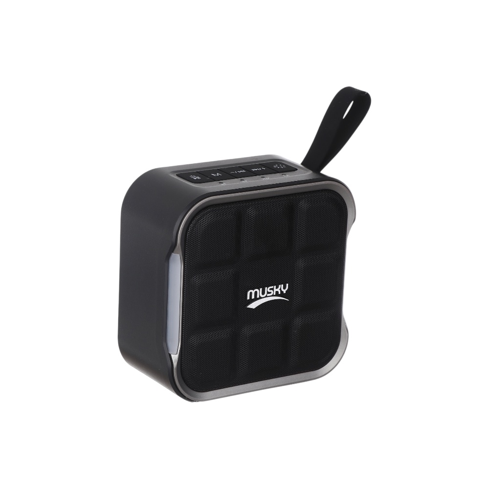 مكبر صوت موسكي محمول  - اسود