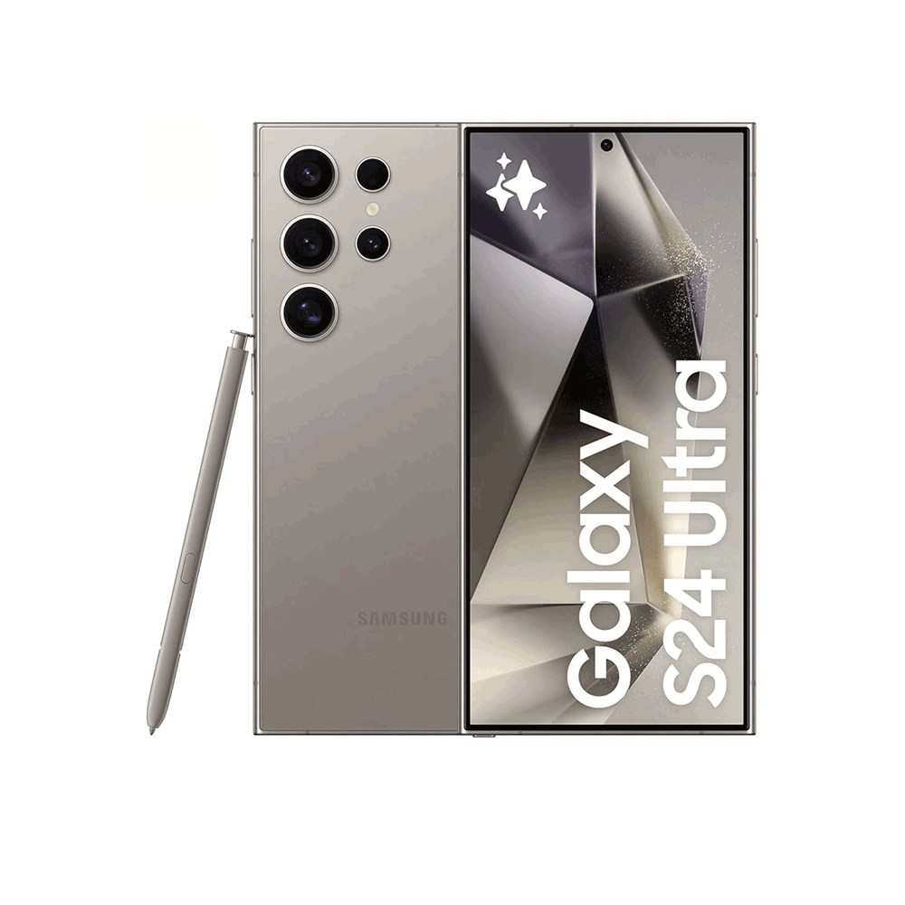 جوال سامسونج جالكسي S24 آلترا بشريحة نظامين و ذاكرة 256 جيجا و رام 12 جيجا وكالة - رمادي