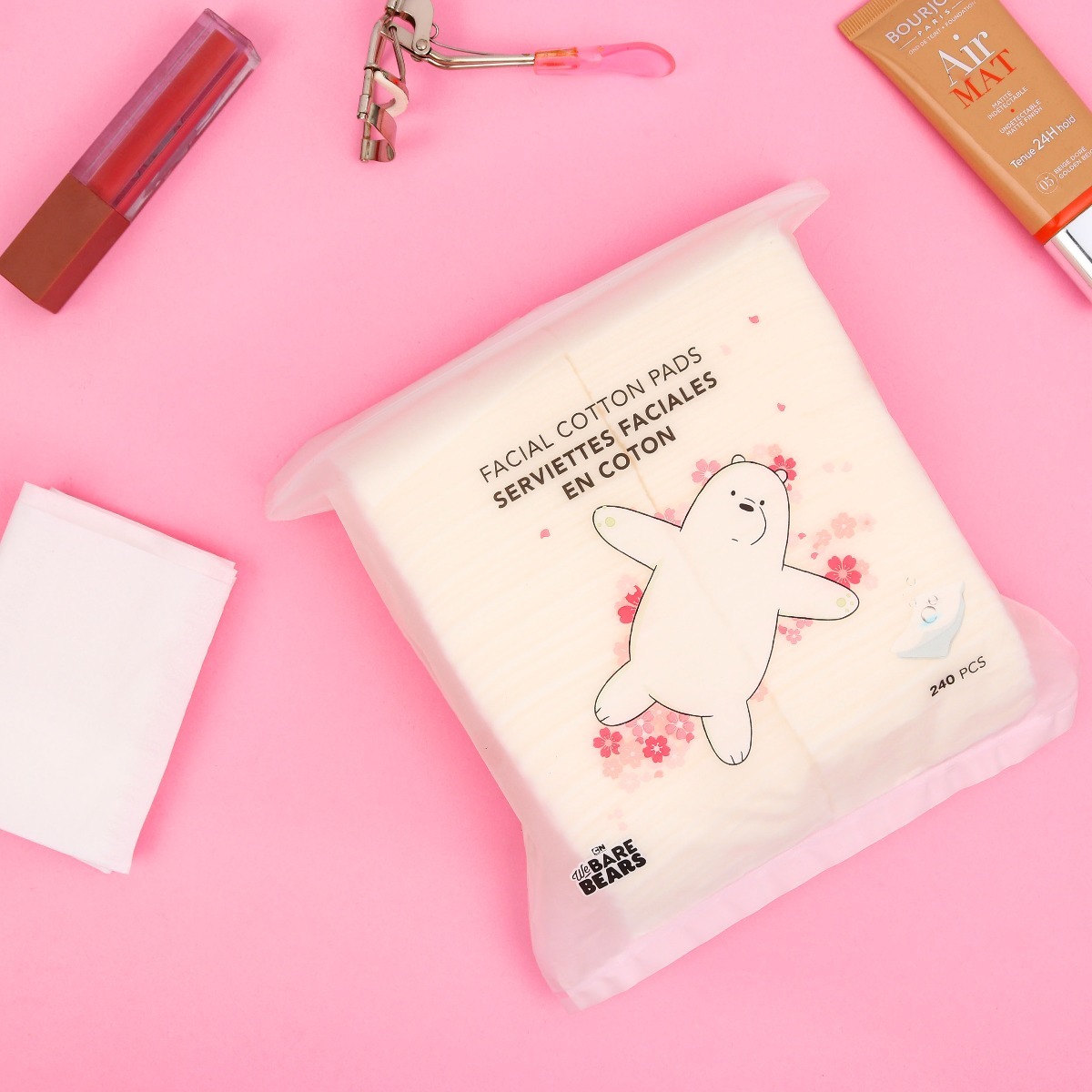 وي بير بييرز ضمادات قطنية للوجه - 240 قطعة