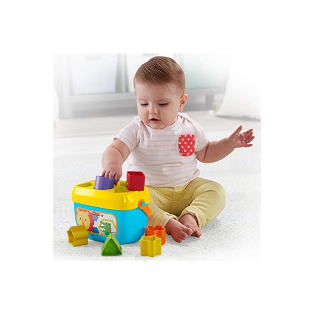 فيشر برايس مجموعة مكعبات بناء للأطفال - طراز بدائي