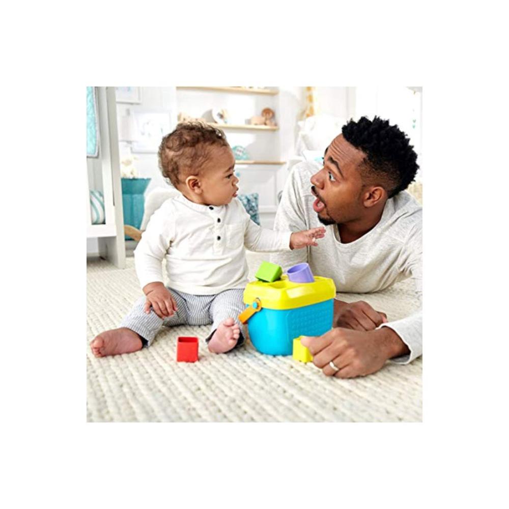 فيشر برايس مجموعة مكعبات بناء للأطفال - طراز بدائي