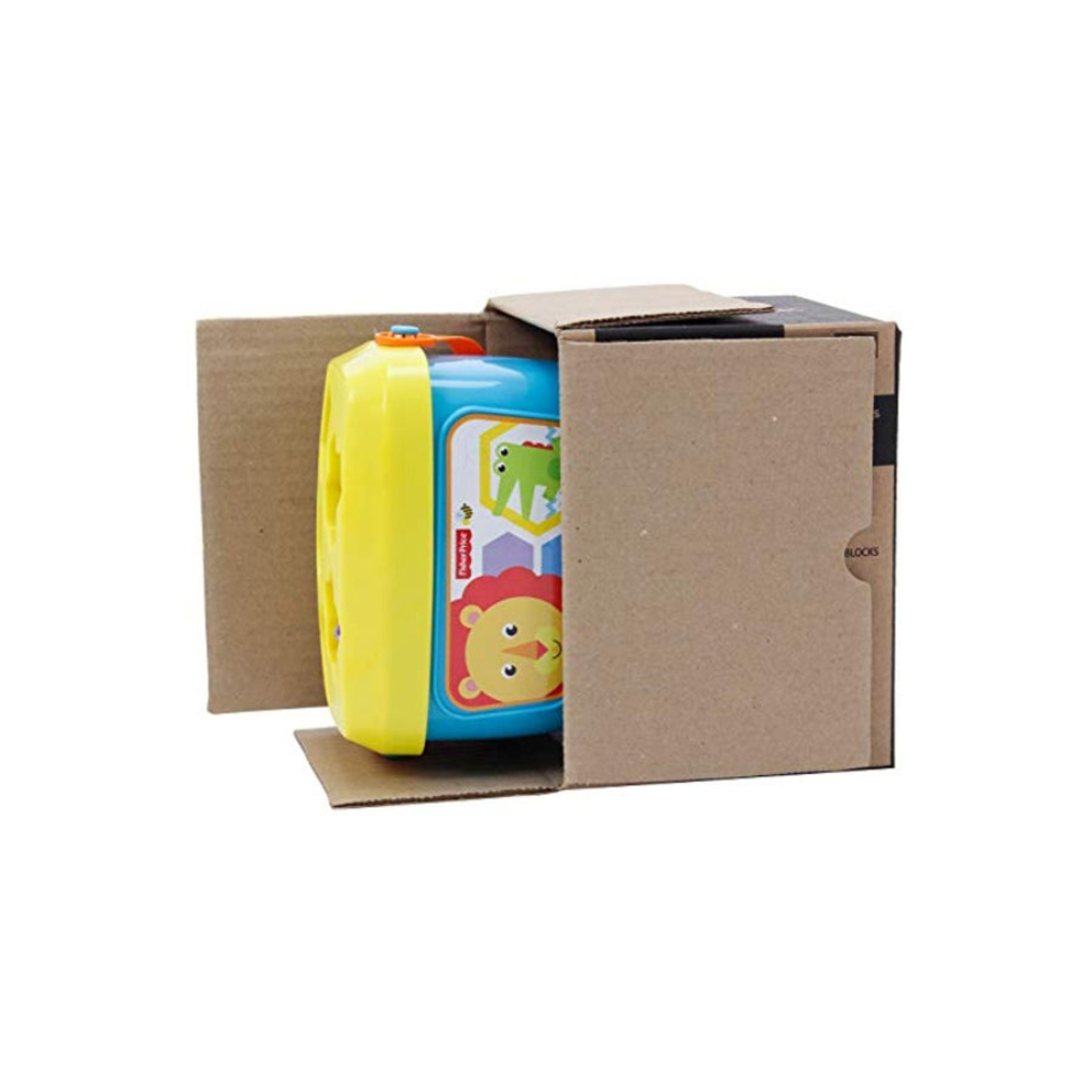 فيشر برايس مجموعة مكعبات بناء للأطفال - طراز بدائي