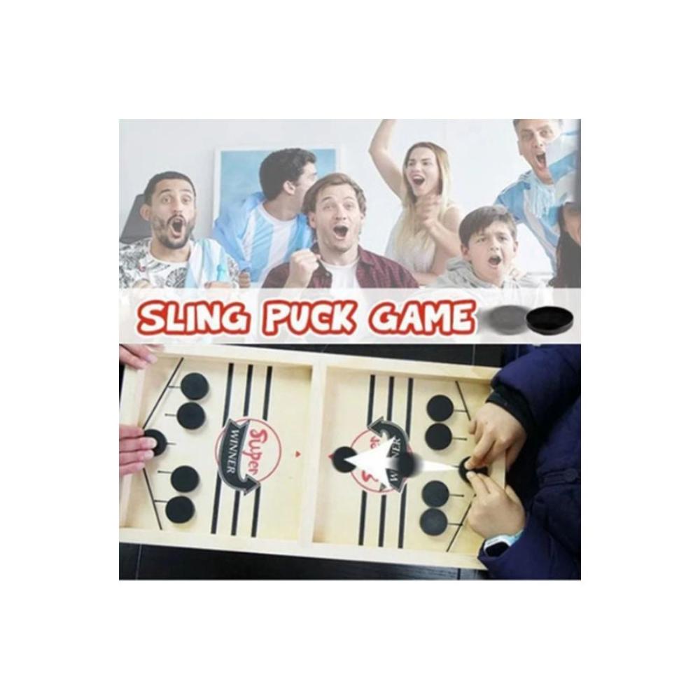 لعبة كرة هوكي مكتبية بمصد صدمات بينبول وشطرنج المنجنيق